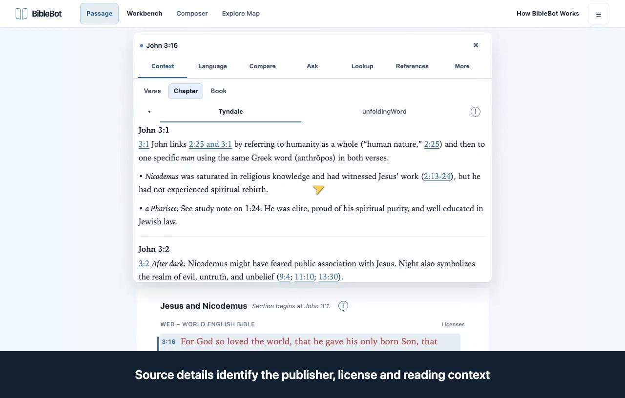 Preview: read context and its sources