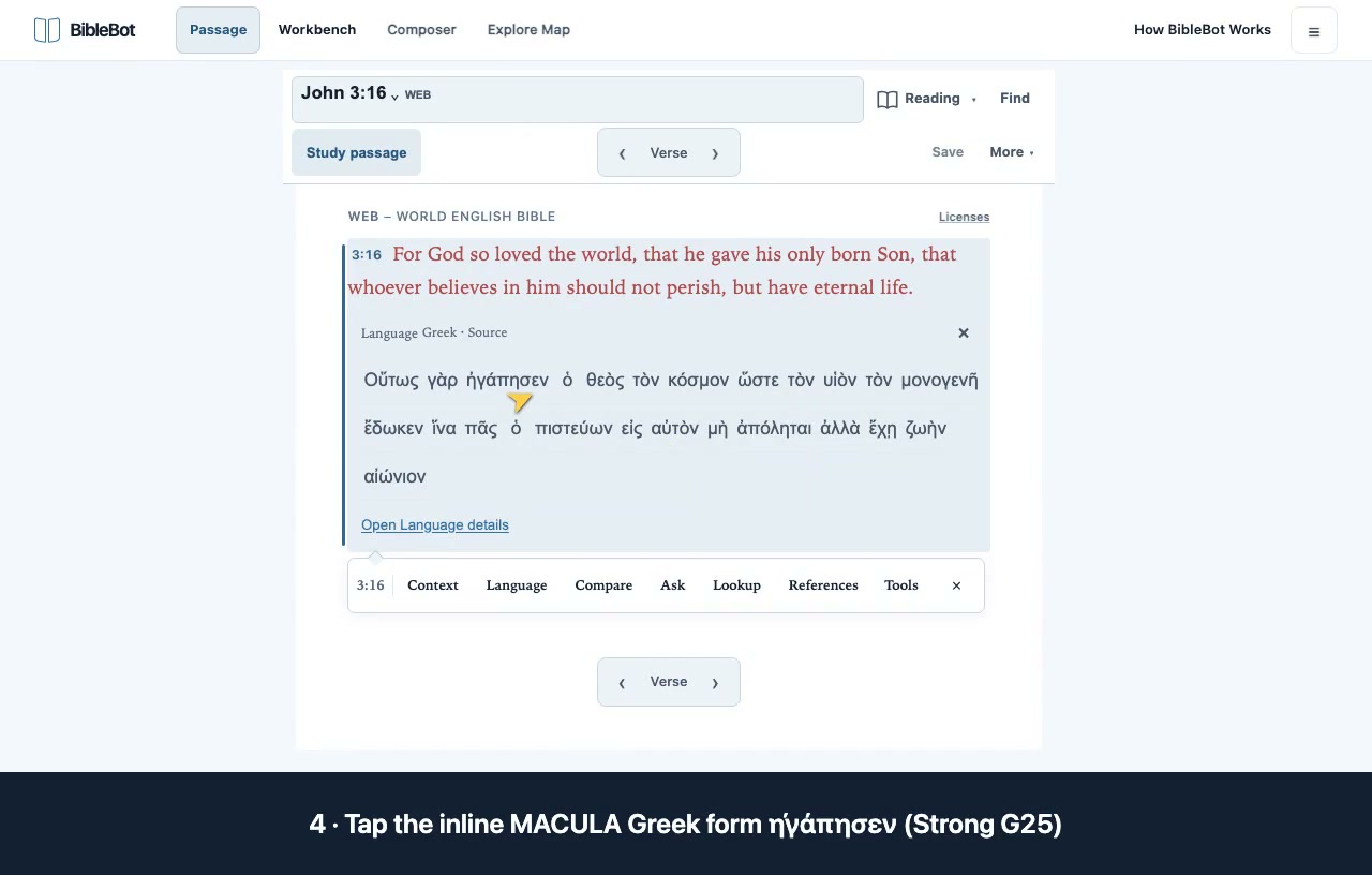 Preview: study a greek source word